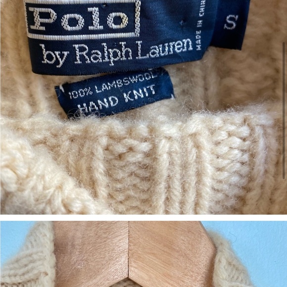 Ralph Lauren Lambswool Fisherman Sweater (Collector’s Vintage) - Picture 6 of 10